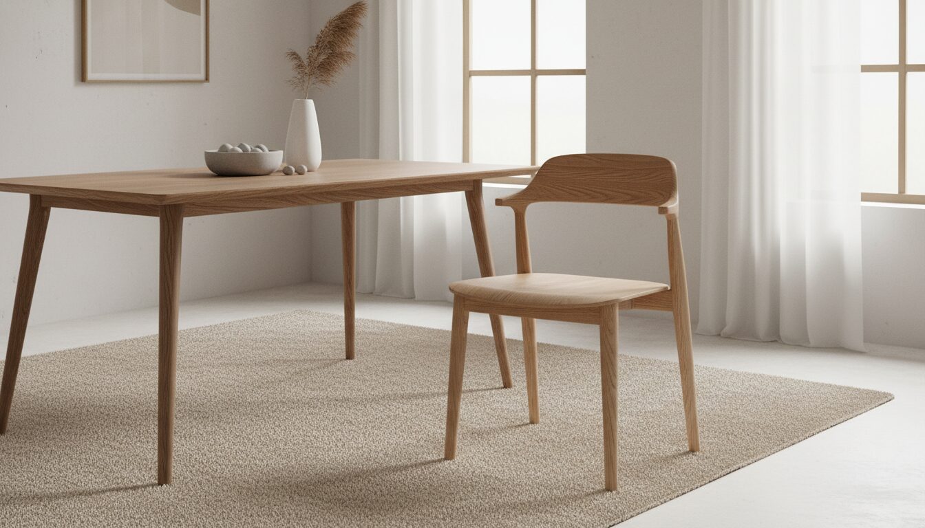 découvrez la chaise de salle à manger hapur, au design naturel et élégant, parfaite pour apporter une touche chaleureuse et authentique à votre intérieur.