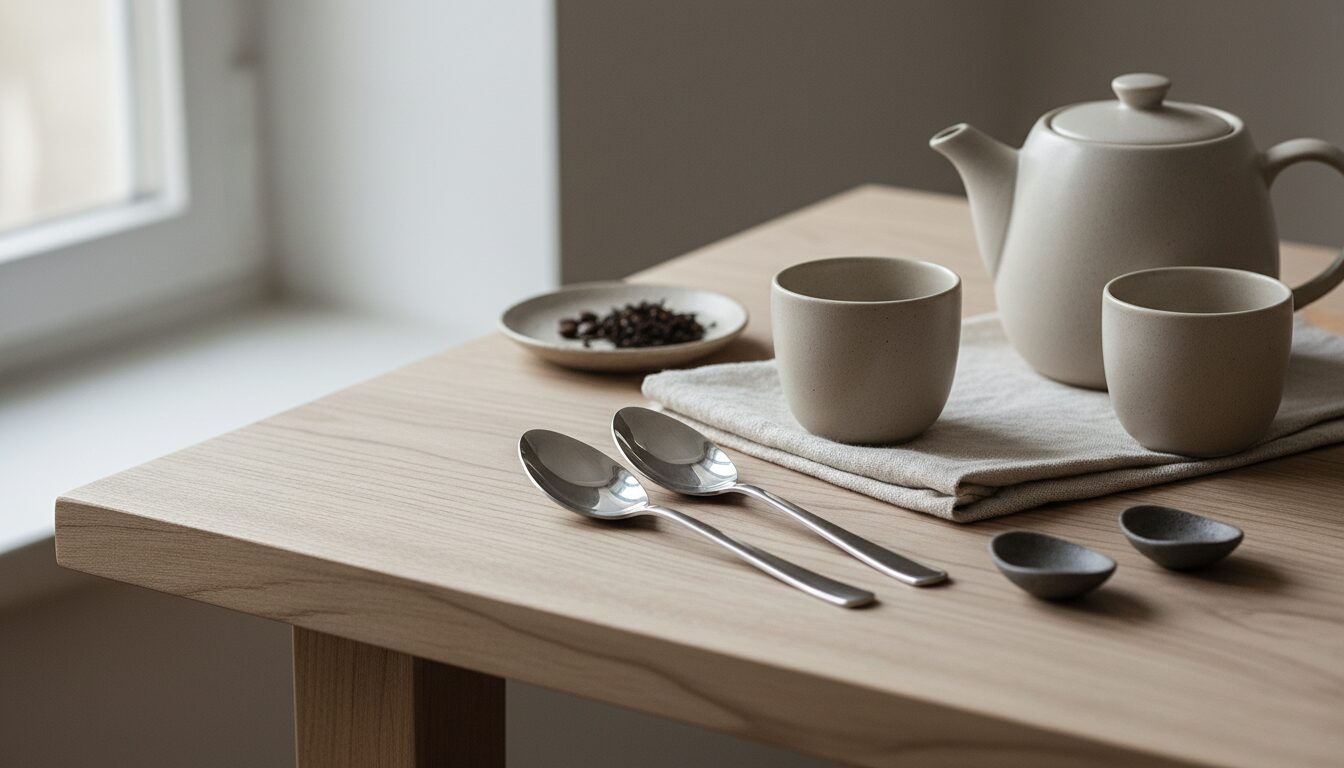 Cuillères pour thé et café : l’art de savourer à la perfection