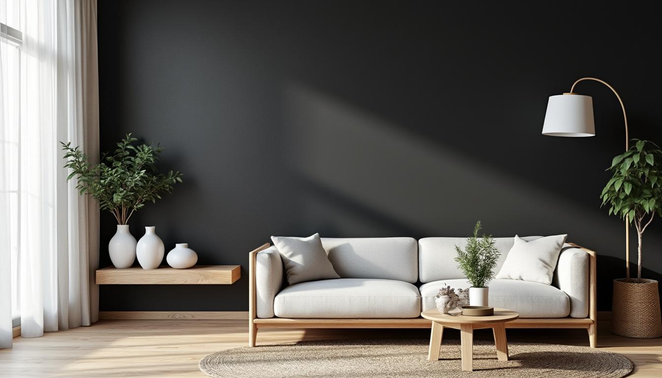 Découvrez l’élégance du mur noir : une touche moderne et audacieuse pour votre intérieur