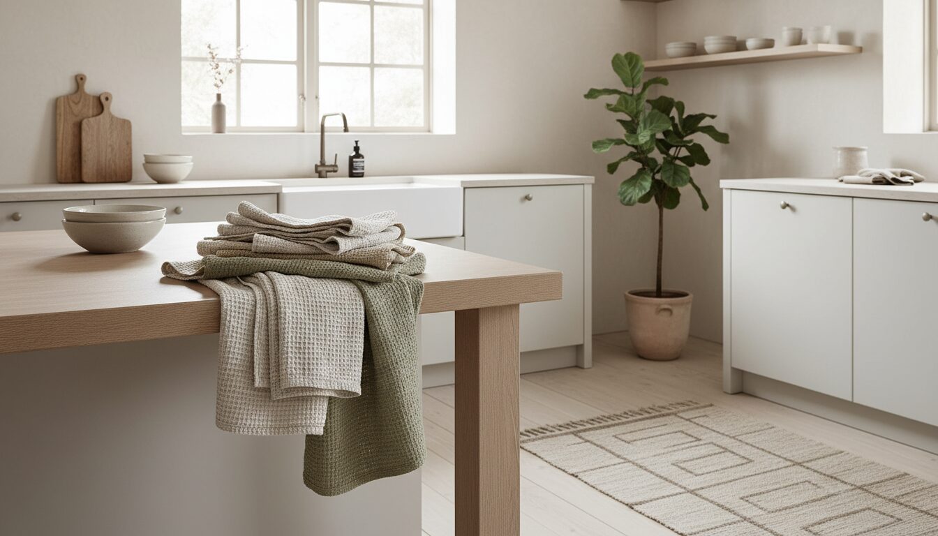 explorez notre sélection de torchons essentiels, alliant praticité et style pour simplifier votre quotidien.