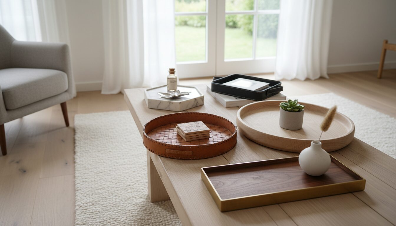 explorez notre collection élégante de plateaux décoratifs sur mesure, alliant design raffiné et fonctionnalité pour sublimer votre intérieur.