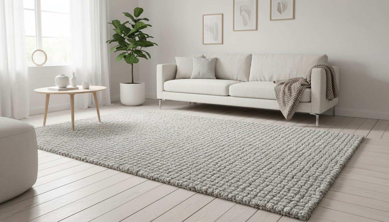 découvrez le tapis rally en gris clair, alliant élégance et confort pour sublimer votre intérieur avec style et douceur.