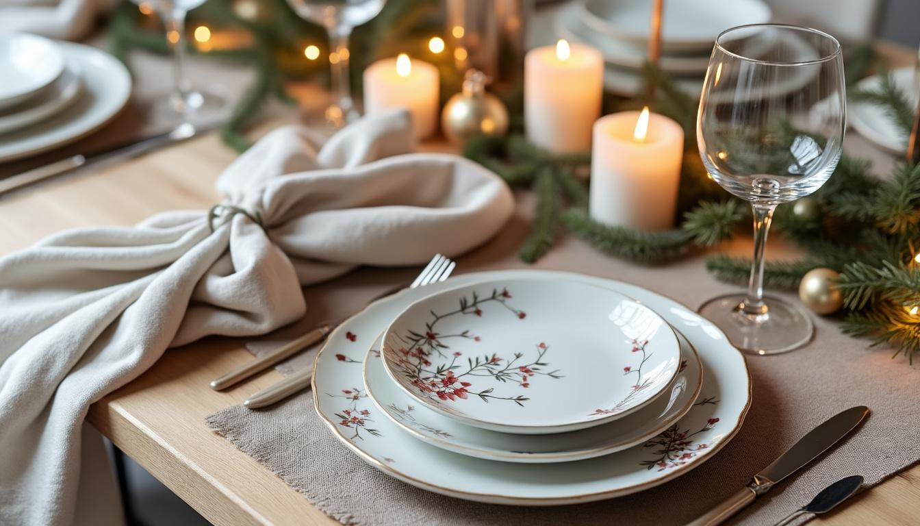 découvrez des idées originales et créatives pour sublimer votre table de noël et émerveiller vos invités lors des fêtes.