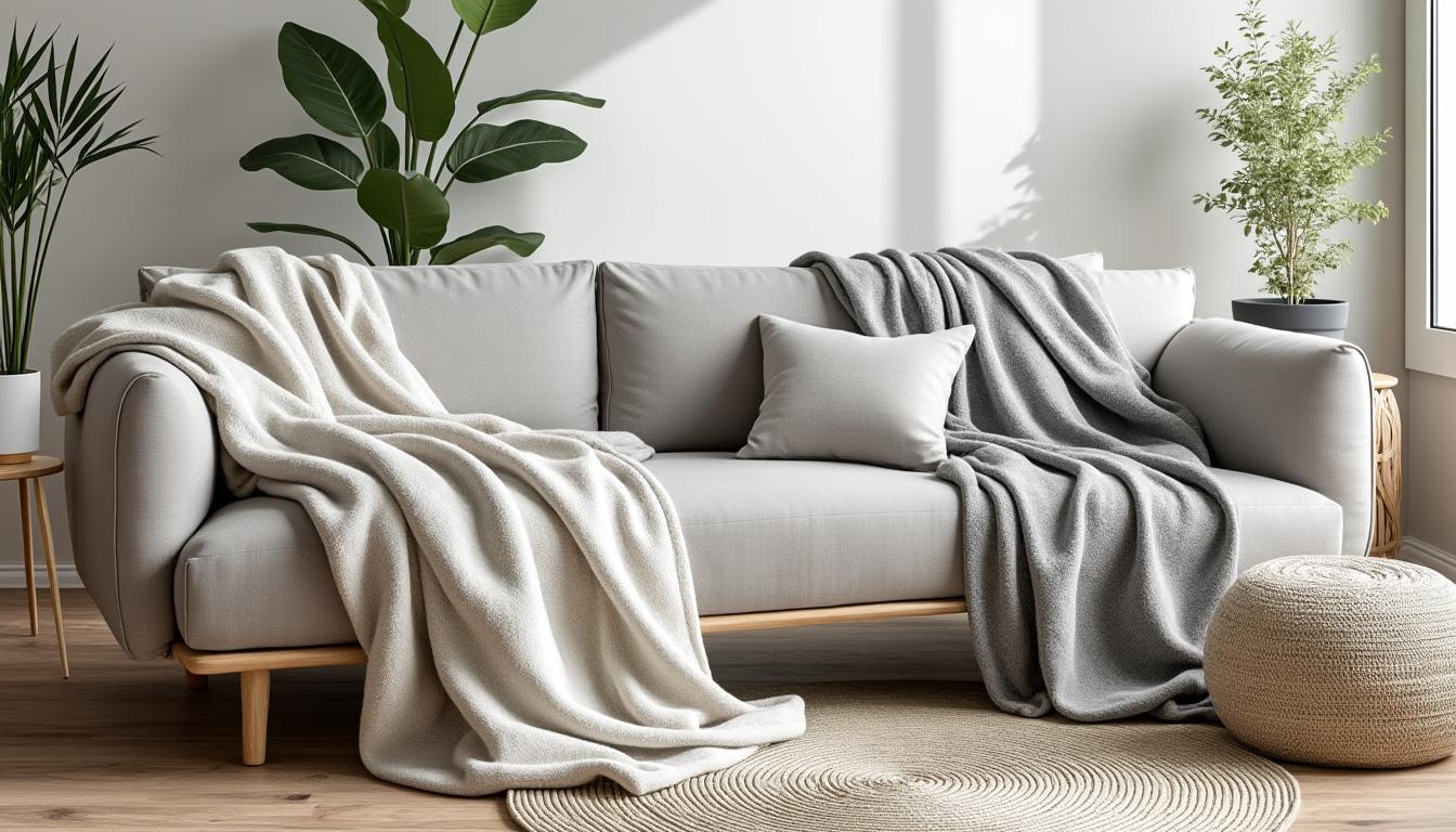 Plaids et couvertures : le confort cocooning au rendez-vous